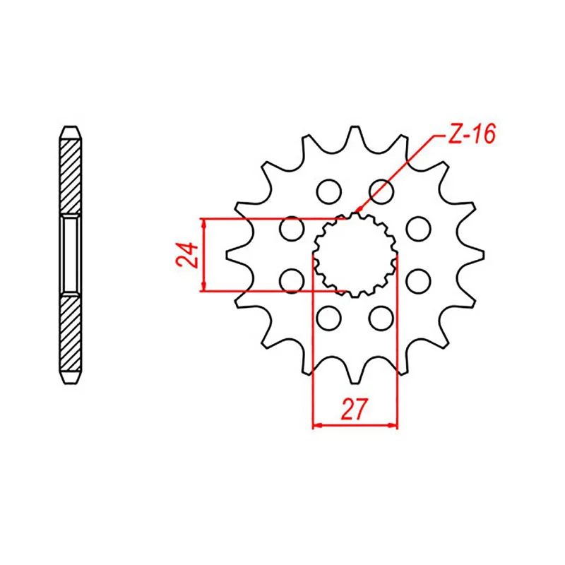 MTX 423 Steel Front Sprocket #530 (18T) (10-423-18)