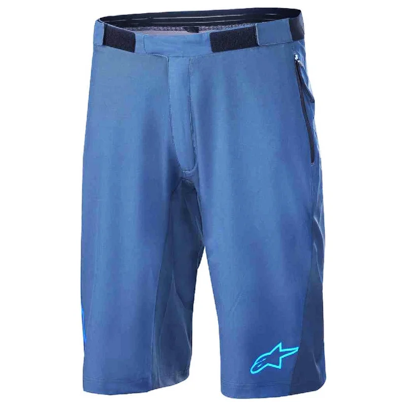 cycling clothing with soft linings-Pantaloncino Alpinestars Mesa - Blu