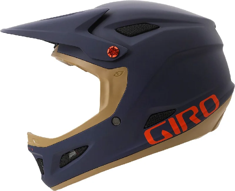 Bicycle helmet setup guide-Giro Cipher Full Face Helmet - Matt Navy