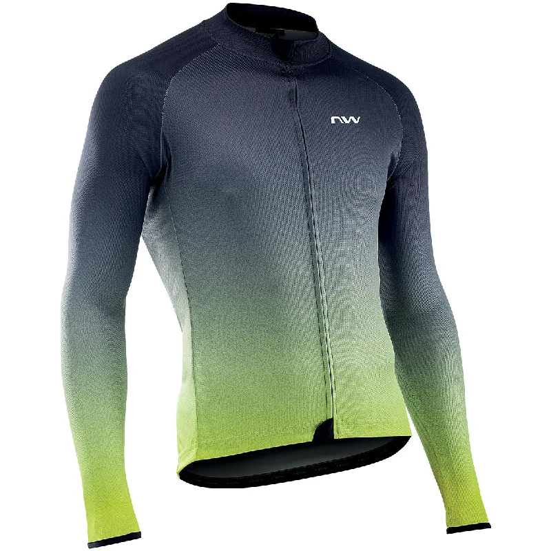 cycling clothing for rugged trails-Maglia maniche lunghe Northwave Blade 3 - Giallo