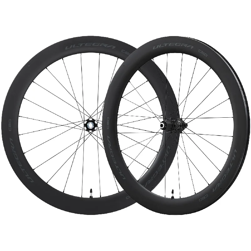 Ruote Shimano Ultegra R8170-C60-TL Disco - Nero