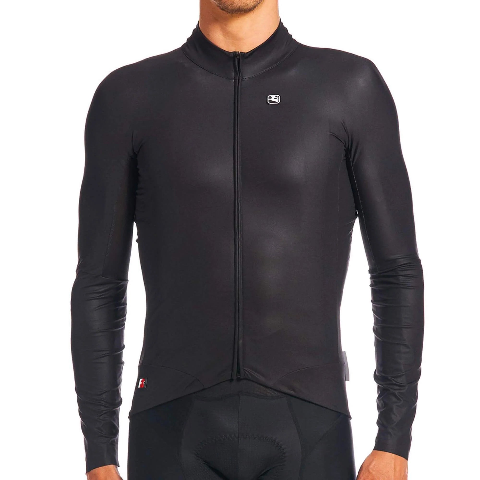 cycling clothing for intense training-Giordana FR-C Pro Long Sleeve Road Jersey - Full Black