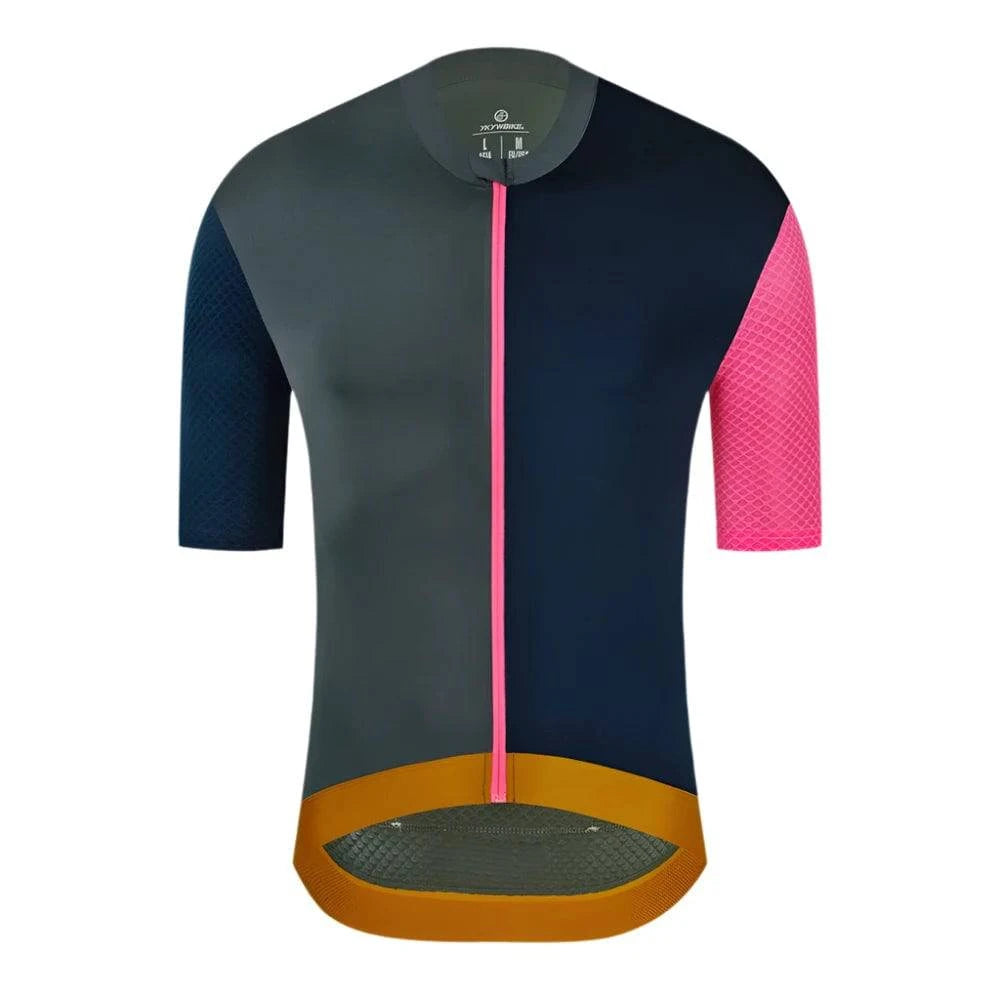 cycling clothing for mud protection-Men's Cycling Jersey Colorful Summer Road Bike Shirt Cycling Clothing Pro Team Bicycle Jersey Biking Clothes