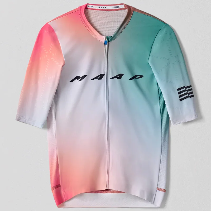 cycling clothing with stretchy fit-Maglia Maap Blurred Out Pro Hex - Rosa verde