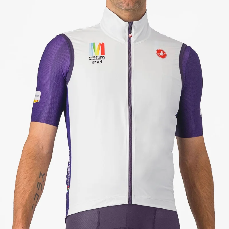 cycling clothing for easy washing-Gilet Maratona Dles Dolomites - Enel 2024