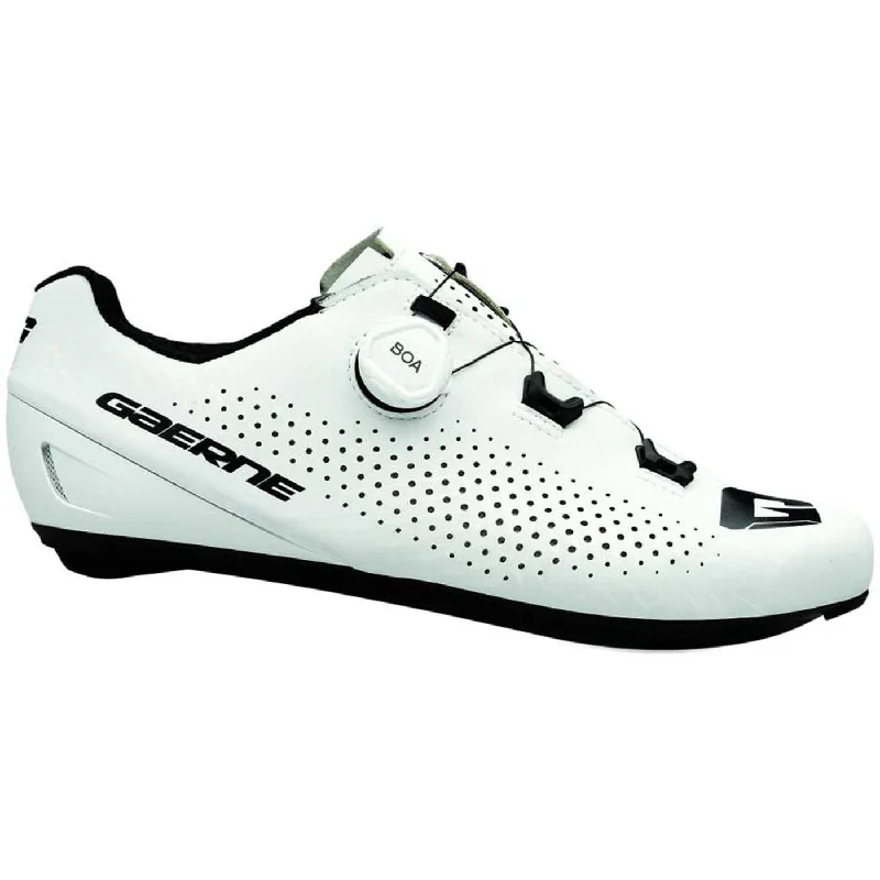 cycling clothing with max comfort-Scarpe Gaerne Carbon Tuono - Bianco