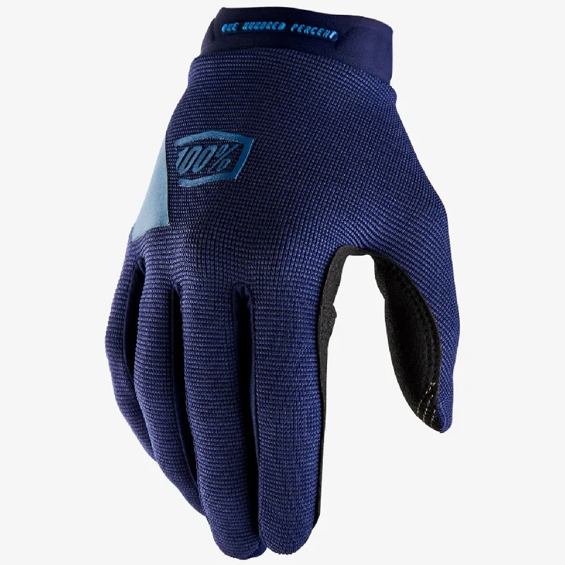 cycling clothing with odor control-Guanti 100% Ridecamp - Blu