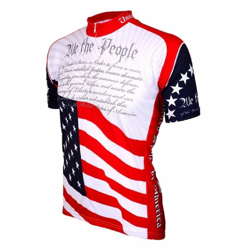 cycling clothing with soft seams-Men's US Constitution Road Bike Jersey