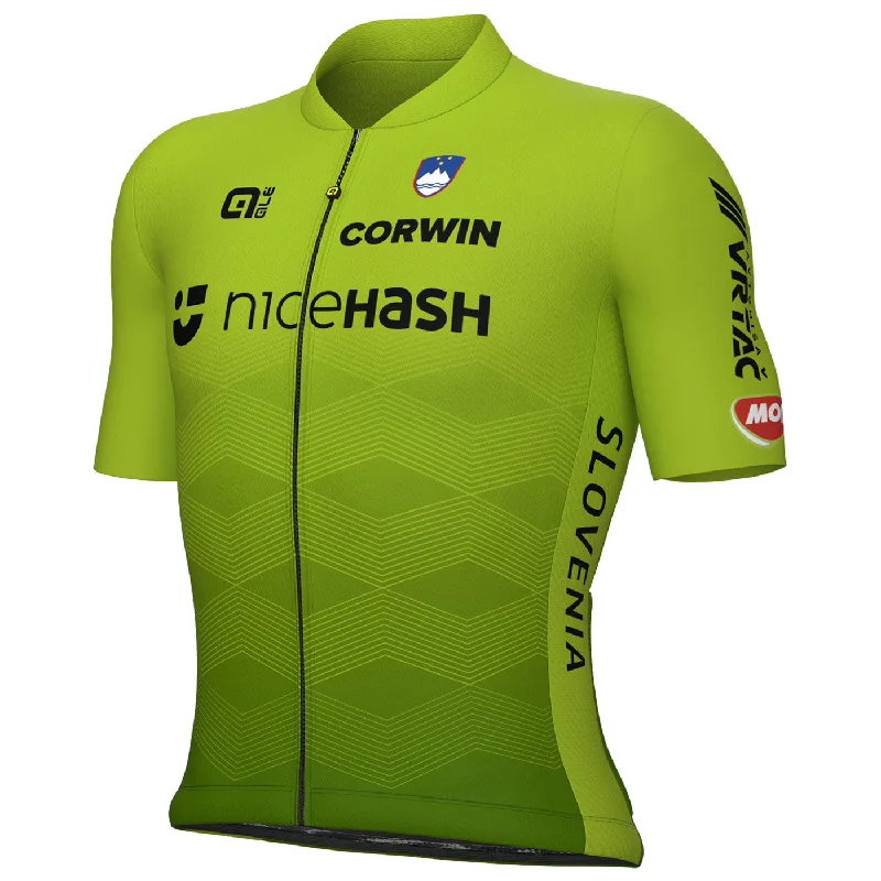 cycling clothing with wind blocking-Maglia Ale Nazionale Slovenia 2024