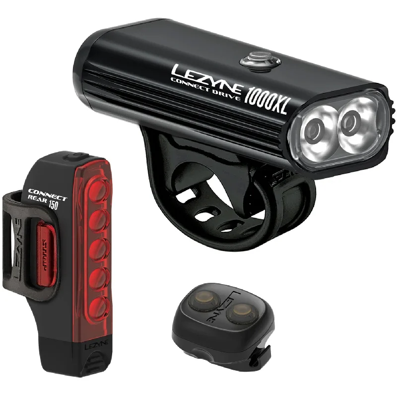 Luci Lezyne Connect Drive Pro Pair - Nero