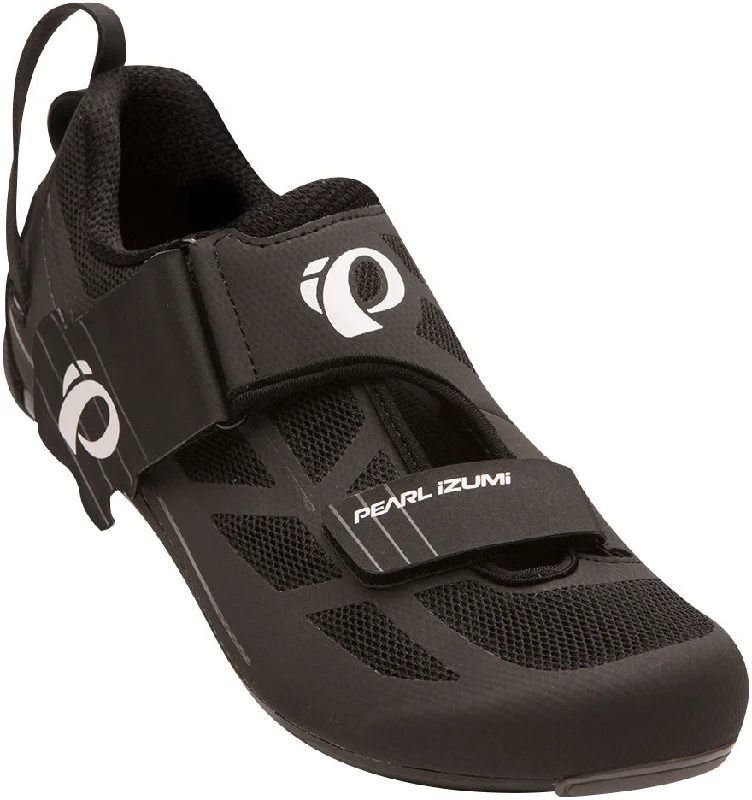 cycling clothing with loud prints-Pearl Izumi Tri Fly Select V6 Tri Shoe - Black-Shadow Gray