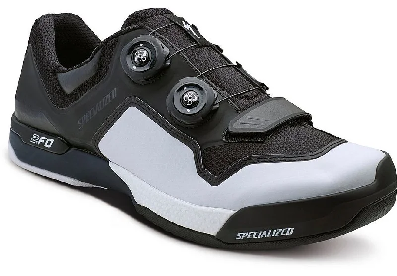 cycling clothing for cross-country-Specialized 2FO Cliplite MTB Shoe Blk/Wht 47/13