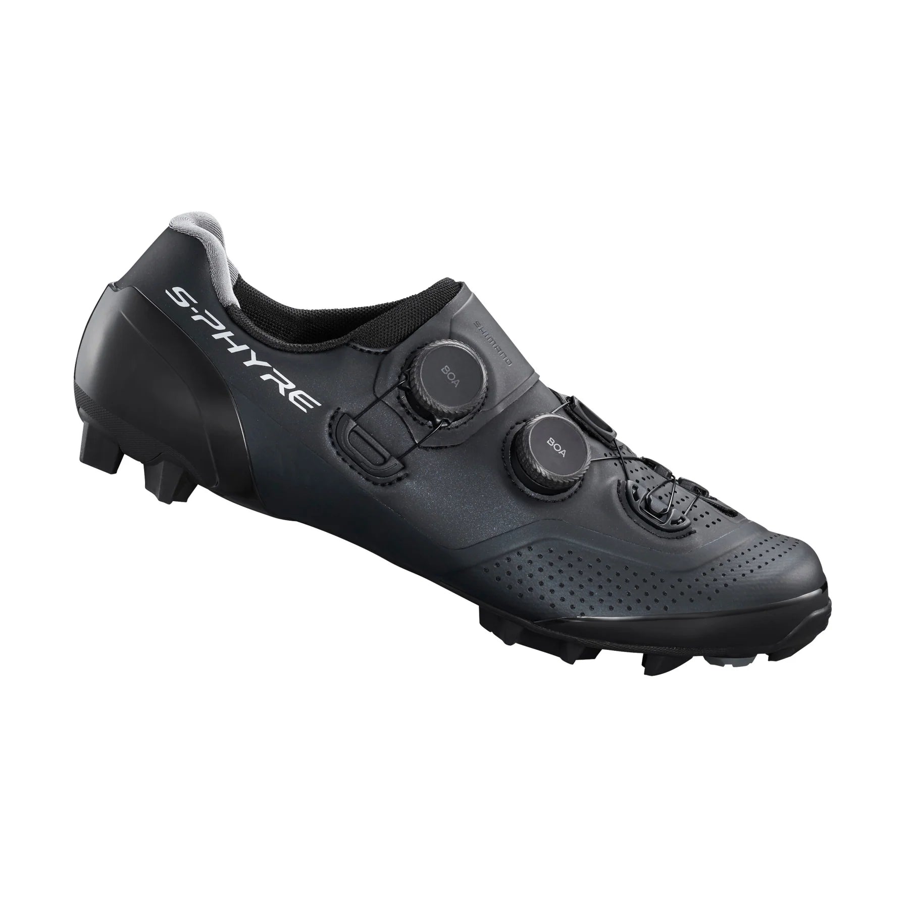 cycling clothing with vibrant colors-Shimano XC902 S-Phyre SPD XC MTB Shoe - Wide - Black