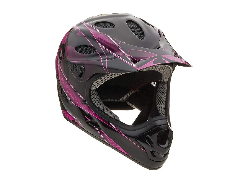 Bicycle helmet youth-Kali Savara Full Face Helmet - Masquerade Magenta