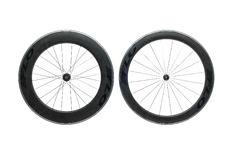 FLO 90/60mm Flor Carbon Alloy Clincher 700c Wheelset