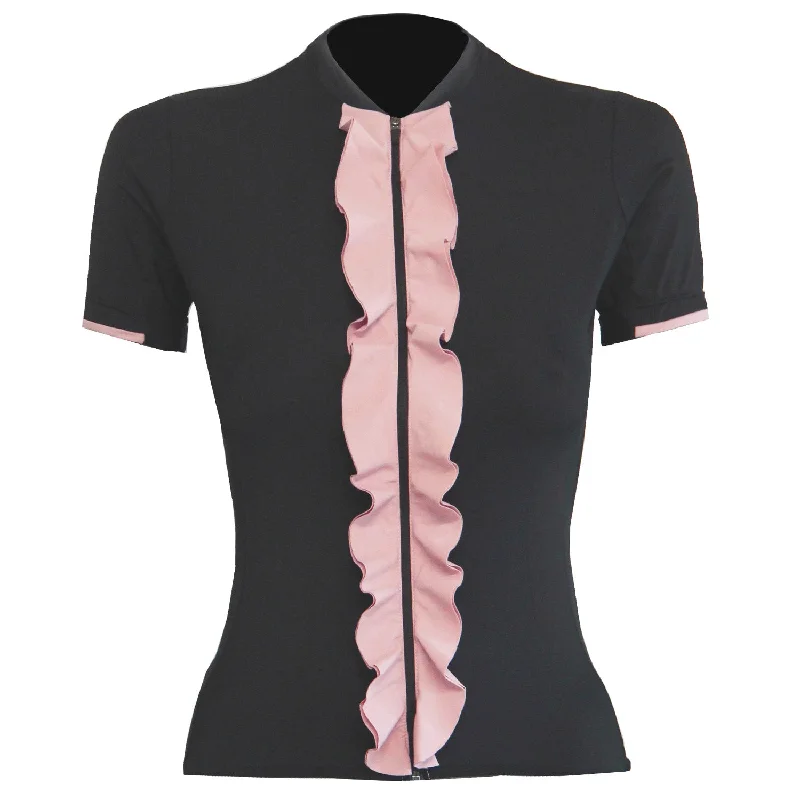 cycling clothing for gentle touch-Maglia donna Lago Magic - Nero rosa