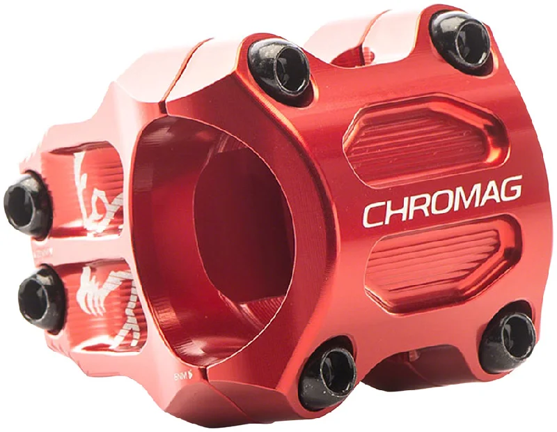 Chromag Riza Stem Diameter: 35mm Length: 45mm Steerer: 1-1/8 0° Red