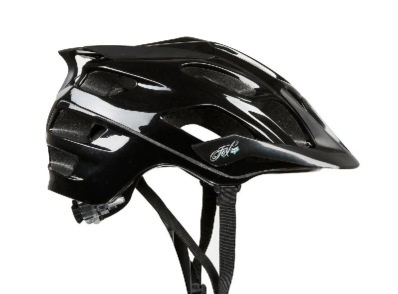 Bicycle helmet high tech-Fox Racing Flux MTB Helmet - Womens - Gloss Black