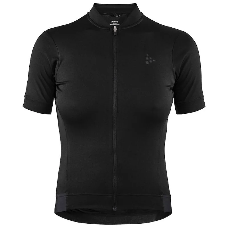 moisture-wicking cycling clothing-Maglia donna Craft Essence - Nero