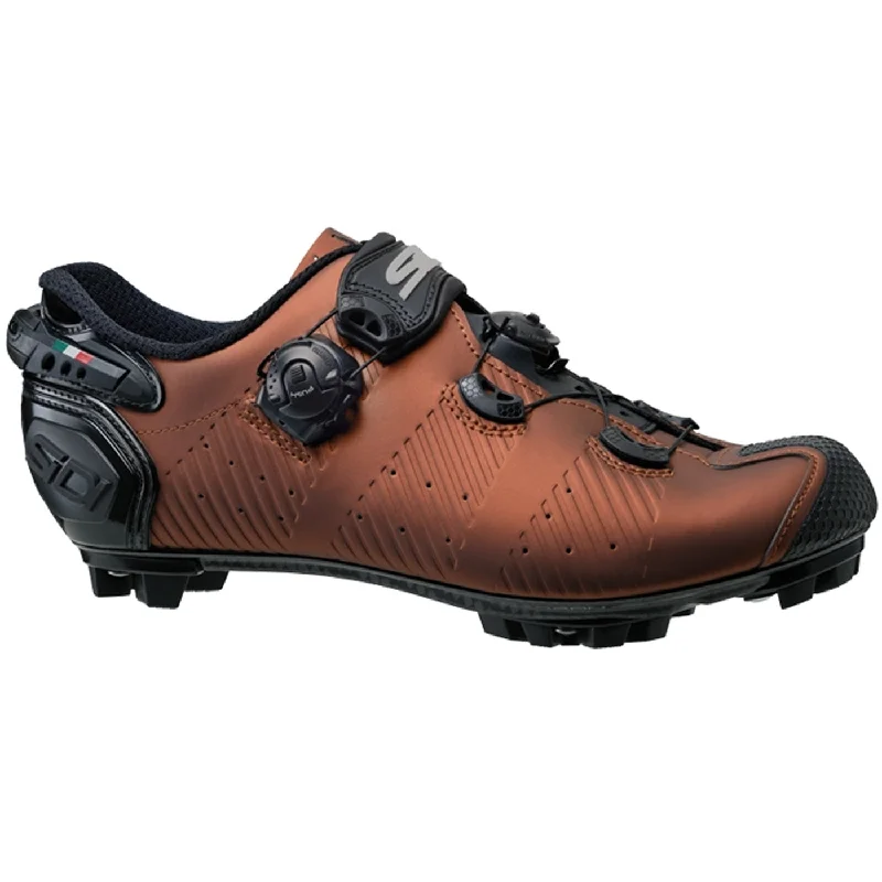 cycling clothing for extended wear-Scarpe mtb Sidi Drako 2S SRS Matt - Marrone