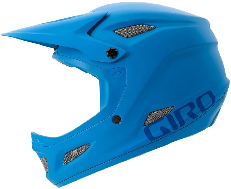 Bicycle helmet simple design-Giro Cipher Full Face Helmet - Matt Blue