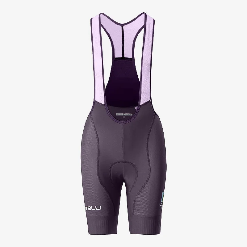 cycling clothing for intense training-Salopette donna Maratona Dles Dolomites - Enel 2024