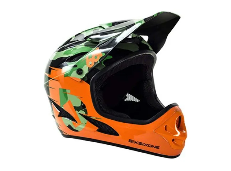 Bicycle helmet matte finish-661 Comp Full Face Helmet - Camo