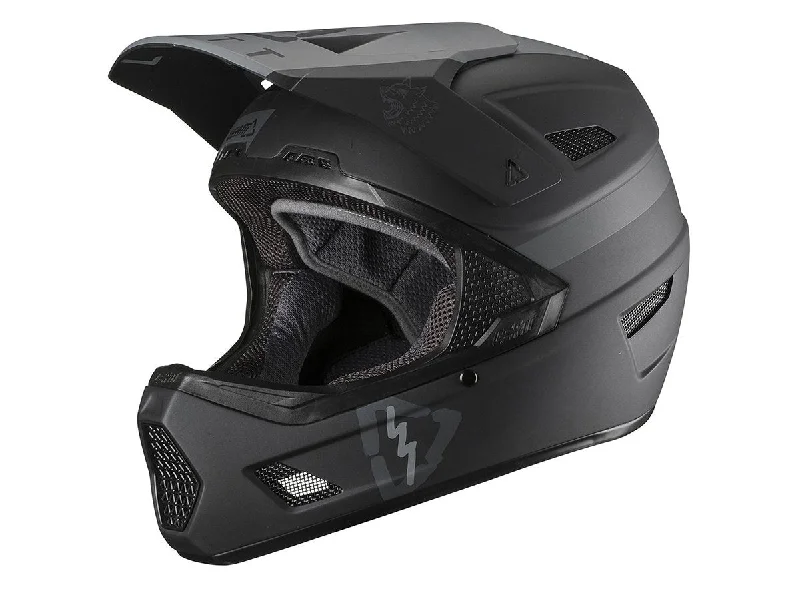 Bicycle helmet small head-Leatt DBX 3.0 DH V19.2 Full Face Helmet - Black