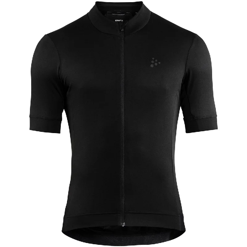 cycling clothing with logos-Maglia Craft Essence - Nero