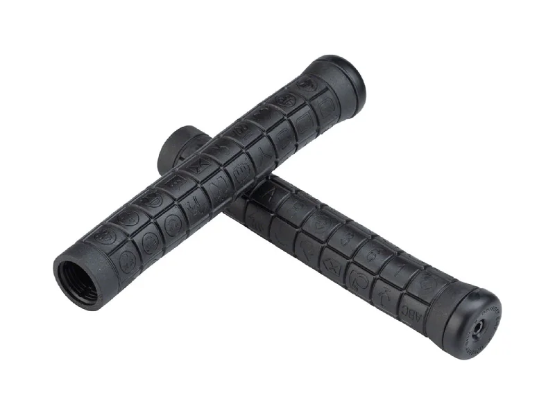 replaceable bicycle grips-Odyssey Aaron Ross Keyboard Grip - Black