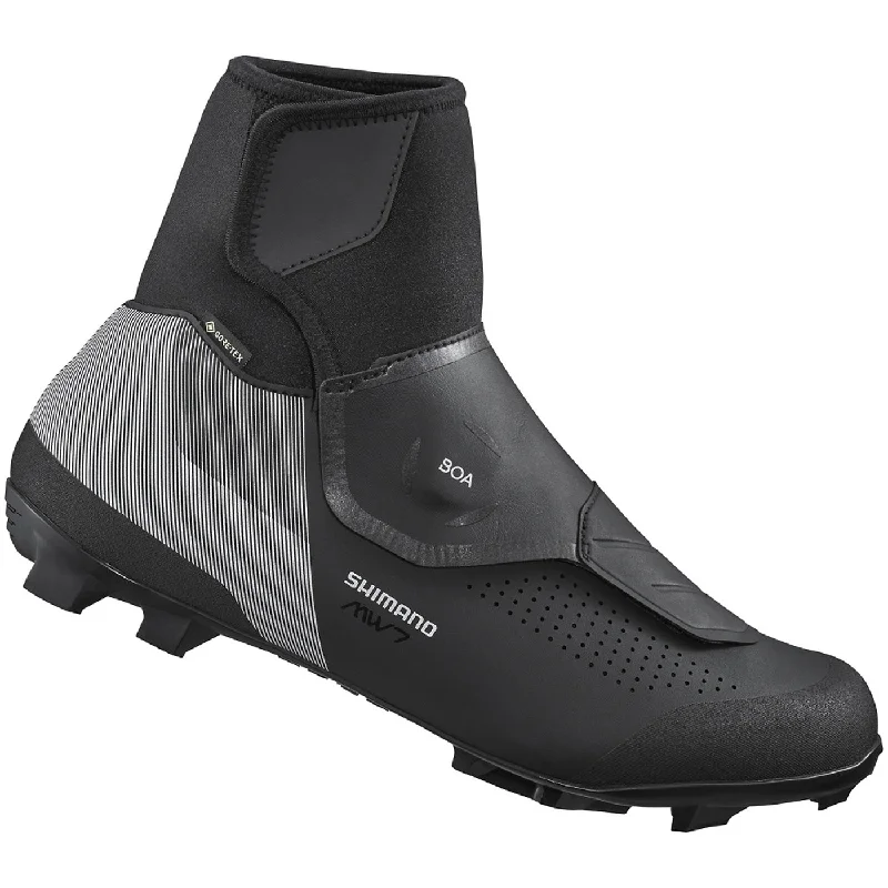 cycling clothing with glowing trim-Scarpe mtb Shimano MW702 - Nero