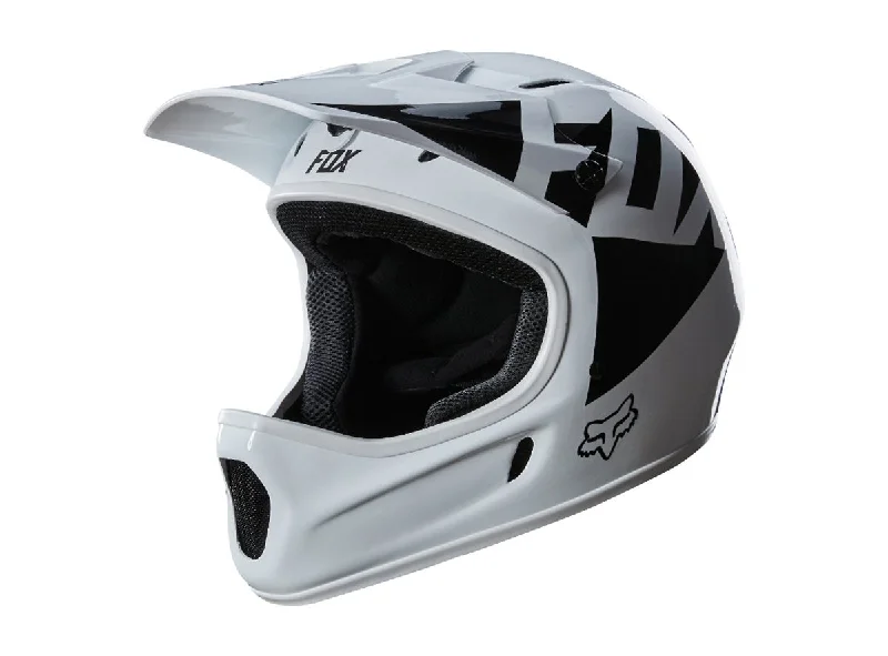 Bicycle helmet camouflage-Fox Racing Rampage Landi Full Face Helmet - White