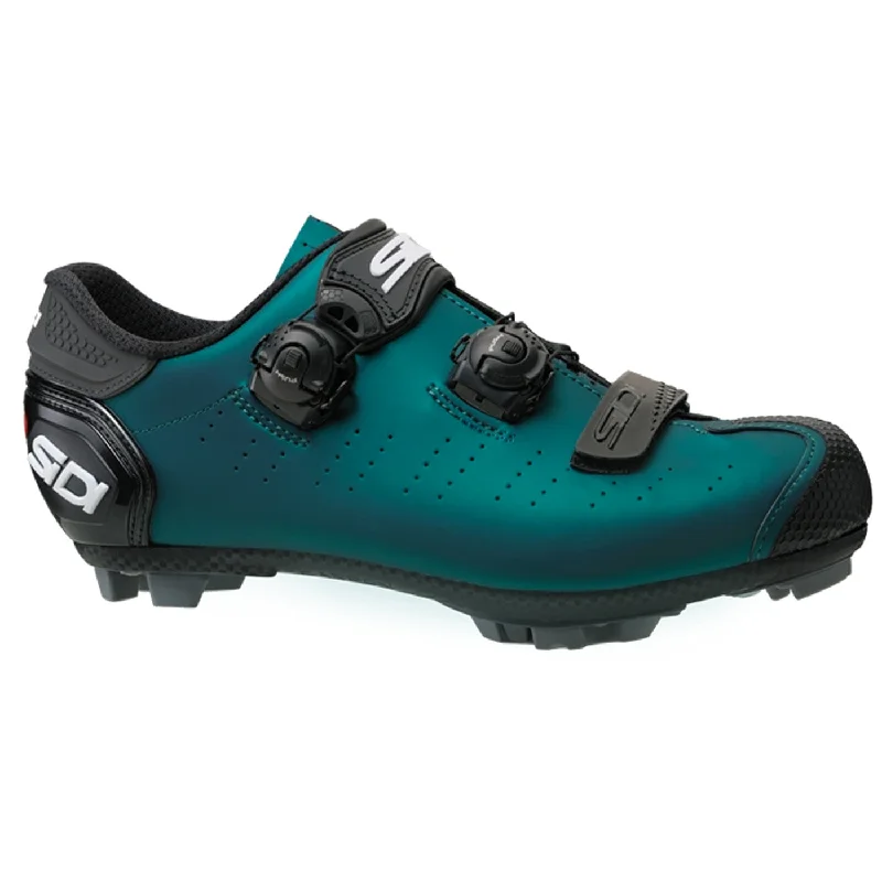 cycling clothing for rainy days-Scarpe Sidi MTB Dragon 5 Mega - Verde