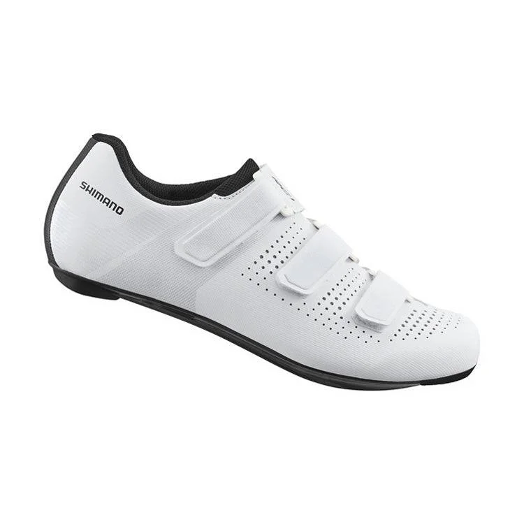 cycling clothing for elite teams-Shimano RC100 Road Shoe - SMU - White