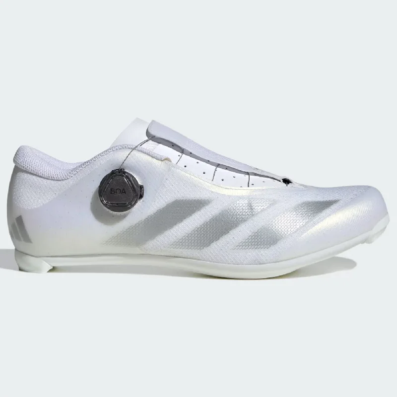 cycling clothing with firm hold-Scarpe Adidas Tempo 3-Stripes Boa - Bianco