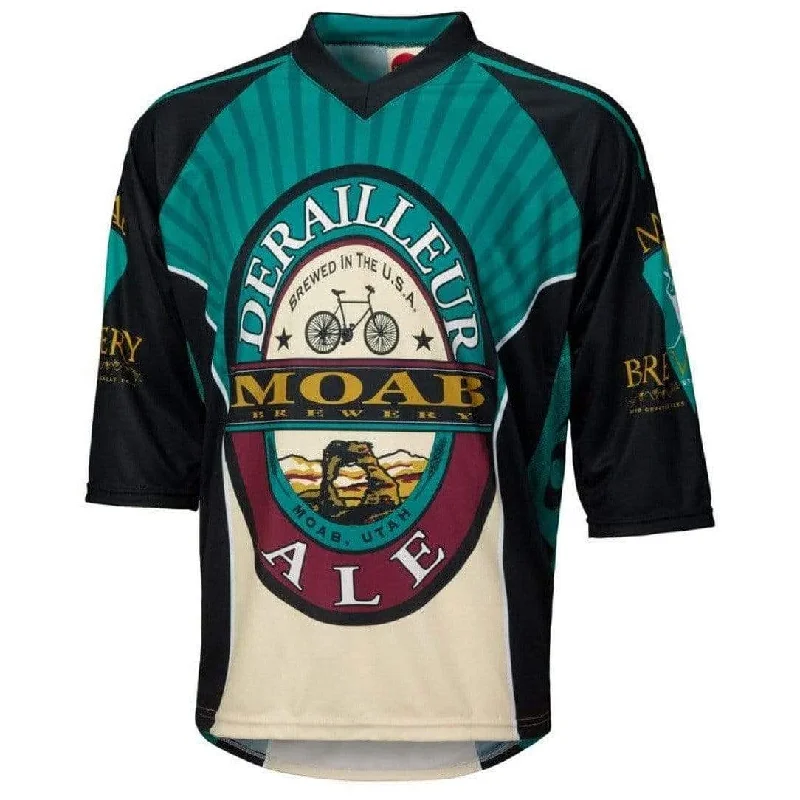 cycling clothing with max ventilation-Men's Moab Brewery Derailleur Ale Mountain Bike Jersey