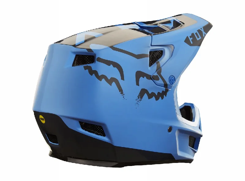 Fox Racing Rampage Pro Carbon Moth Full Face Helmet - Blue-Black