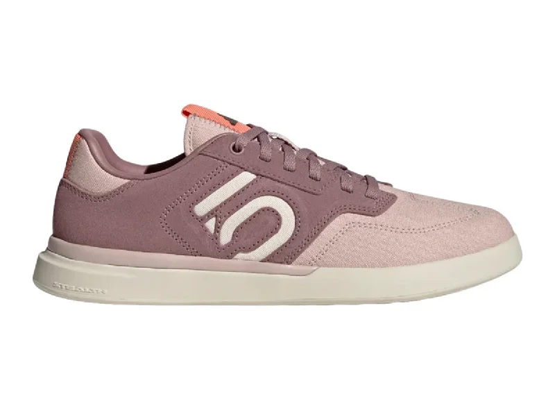 cycling clothing for competitive races-Five Ten Sleuth Flat Pedal Shoe - Womens - Wonder Oxide-Wonder Taupe-Coral Fusion