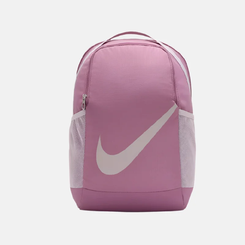 Nike Brasilia Kids' Backpack 18L -Plum Dust/Platinum Violet/Platinum Violet