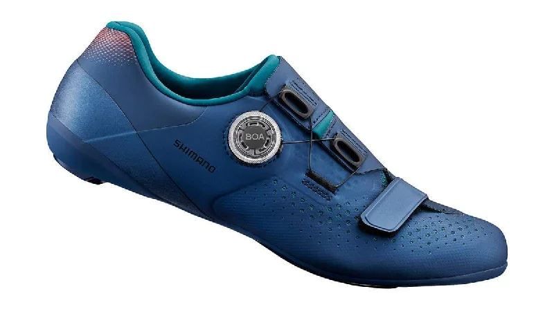 cycling clothing with insulated layers-Shimano RC5 Road Shoe - Womens - Navy