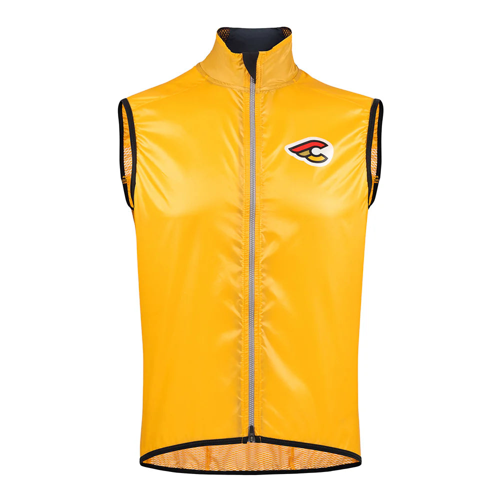 cycling clothing for easy rides-Gilet Cinelli Supercorsa - Giallo