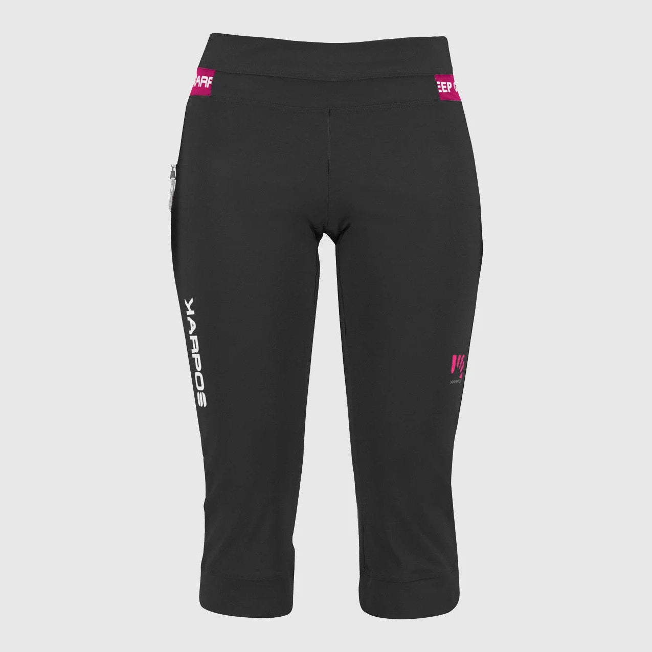 cycling clothing with UV protection-Bermuda donna Karpos Easyfrizz - Nero