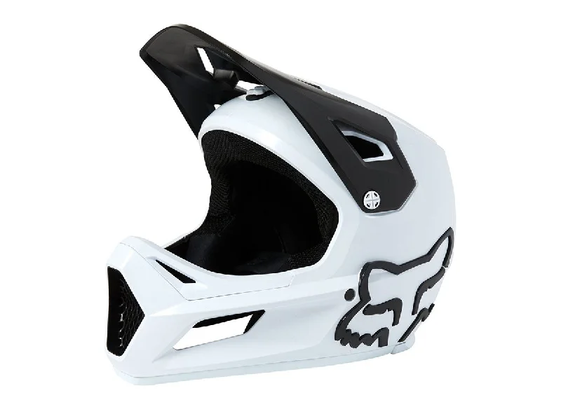 Bicycle helmet size adjustable-Fox Racing Rampage Full Face Helmet - Youth - White