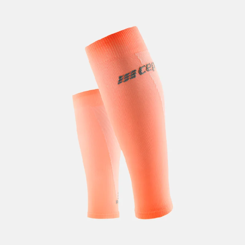 Cep Ultralight Compression Women's Calf Sleeves -Coral/Cream