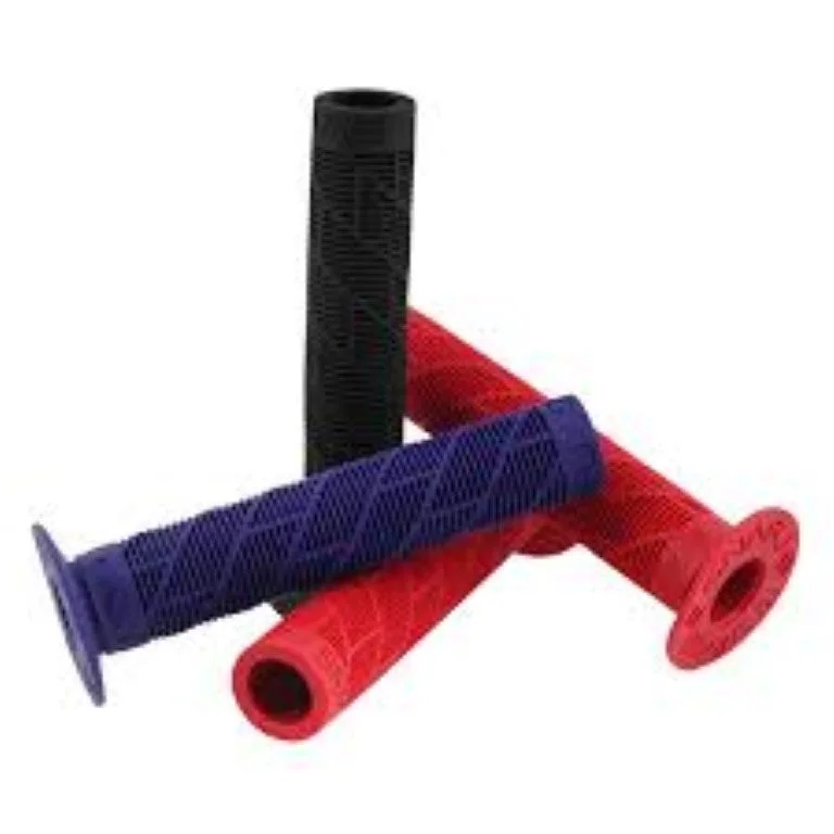 black hybrid bicycle grips-Snafu Harry Main Magical BMX Flanged Type Soft Handlebar Grips Tacky