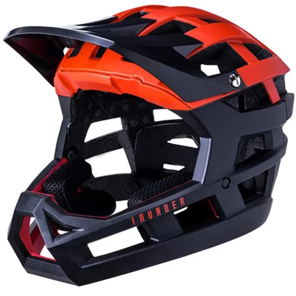 Bicycle helmet multi-sport-Kali Invader Enduro Helmet - Solid Matt Red-Black