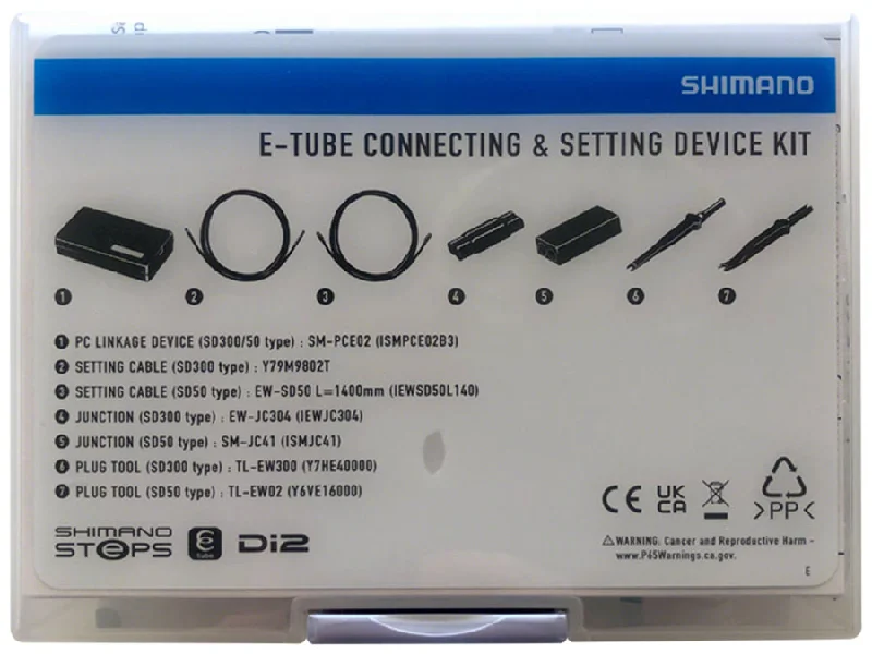 Bicycle wheel cone-Shimano Steps SM-PCE02 PC Linkage Device Cables - Steps Di2 Etube - Connecting Setting Kit