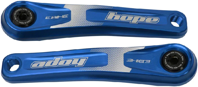 Bicycle spoke wrench-Hope Ebike Crank Arm Set - 155mm ISIS Specialized Offset Blue