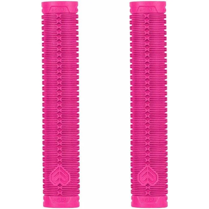 aluminum mountain bike grips-Shogun Bike Handlebar Grips -Hot Pink