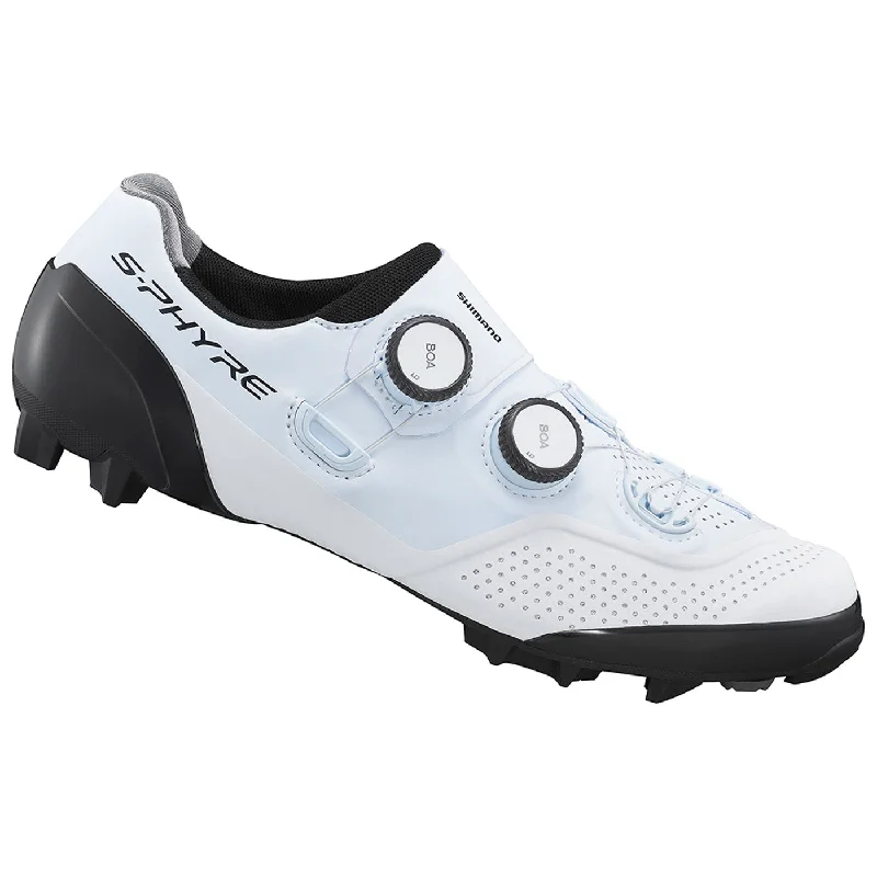 cycling clothing for indoor biking-Scarpe Shimano MTB XC902 - Bianco